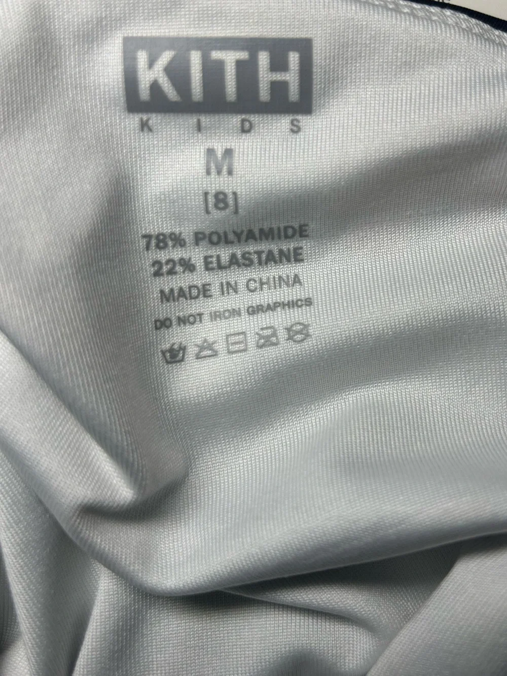 Kith Girls One-Shoulder Swimsuit with Multicolor Abstract Print